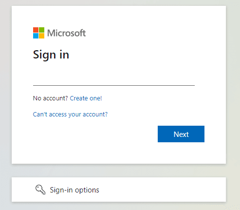 Fake Sign-In Page